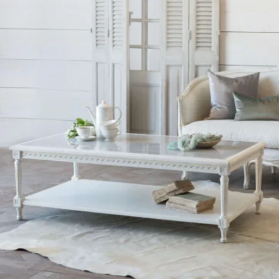 Modern Luxury Solid Birch Wood Coffee Table with Marble Top Wabi-Sabi Design Style for Home Living Room Furniture