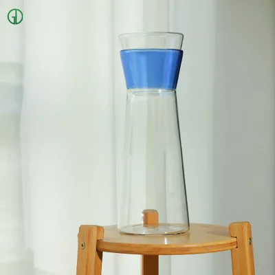 Wholesale Clear Borosilicate Glass Carafe Big Capacity for Water Wine or Whisky