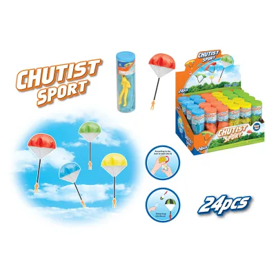 2022 Hot Hand Throwing Parachute Outdoor Play Funny Toy Game Educational Toys Fly Sky Diving Parachute Toy