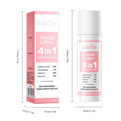 High Quality Firming and Moisturizing Hyaluronic Acid Nicotinamide Essence 4 in 1 Face Lotion