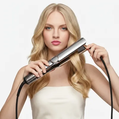 Household Styling Tools Air Strait Hair Straightener Airflow Multi Styler Flat Iron Hair Dryer Wet to Dry Hair Straightener