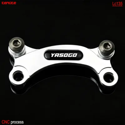 Racing Modified Caliper Bracket CNC Aluminum Brake Disc Adapter Support for LC135 Y15 Use With 267MM Brake Disc Motorcycle Parts