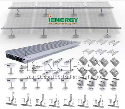 Solar Power System Full Set Home Energy Storage PV Panel Mounting Accessories All in One Backup Power Supply Rack Bracket
