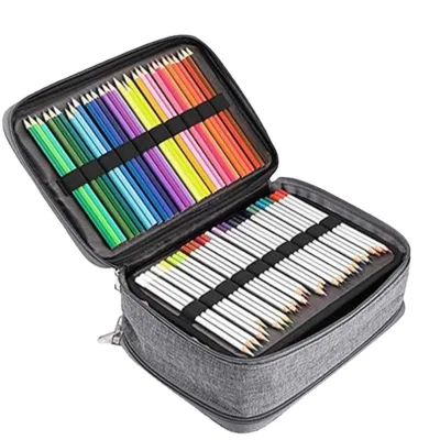 New for Hot-Selling Oxford Fabric 300-Hole Large Capacity Pencil Case for Carrying 300 Pencils Art Drawing Stationery Bag for