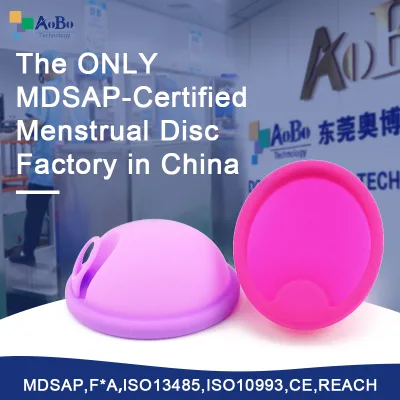 MDSAP Certified Reusable Soft Comfortable 3 Sizes Custom Packaging Logo Wholesale Feminine Hygiene Bulk Menstrual Disc