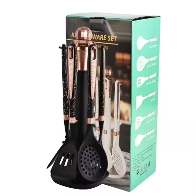 Silicone Kitchen Cookware and Utensils Set with Storage Rack New Eco-Friendly and Healthy Home Cooking Kitchenware Product