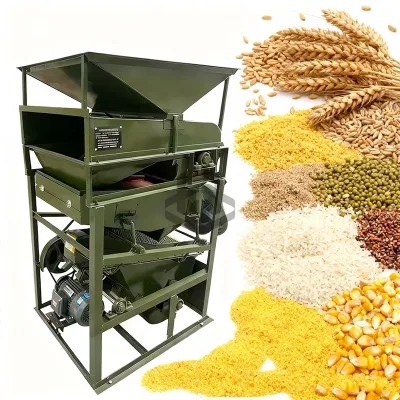 Grain Processing Line Used  Mini Paddy Rice Grain Destoner