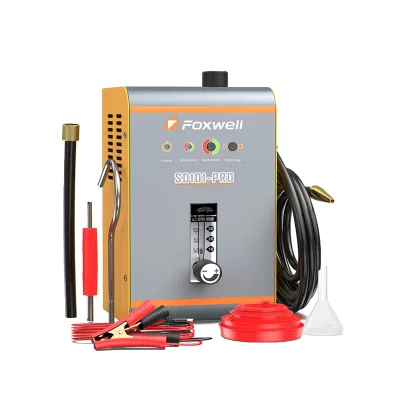 FOXWELL SD101PRO Automotive Diagnostic Tool 12V Smoke Generator EVAP Pipeline Leak Analysis Smoke Leak Detector for Cars Trucks