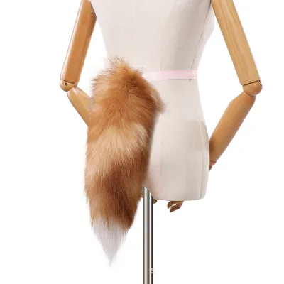 Anime COS Cat Fox Tails Plush Cosplay Costumes Furry Tail Role Play Party Performance Props Fursuit Tail for Women