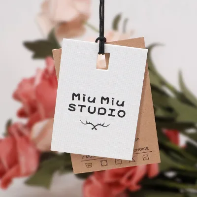 Elevate Your Brand With Sustainable Clothing Accessories: Custom Paper Labels, Price Tags and Shoe Tags for Men, Women Printed