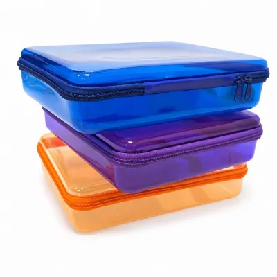 Wholesale Portable Clear Toiletry Carry Pouch Pvc Make up Waterproof Cosmetic Bag for Vacation Travel Bathroom Organizing
