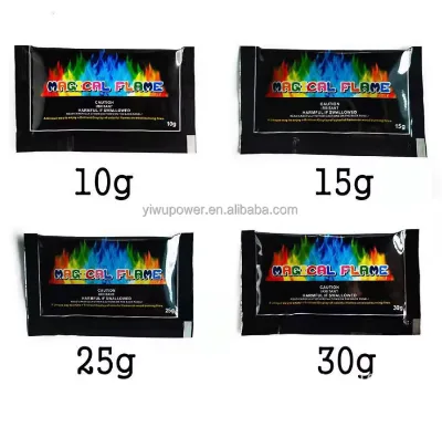 Magic Fire Color Powder | Camping Bonfire Colorful Flame Sachet | Non-Toxic Rainbow Fire Packet Wholesale