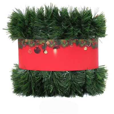 Wholesale Event Scene Christmas Tree and Fireplace Decoration Garland Supplies PVC Christmas Tinsel