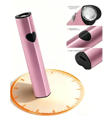 Portable Heart Shape UV LED Nail Lamp, Rechargeable Mini Handheld Gel Nail Light for Salon Home, Fast Curing for Gel Nails