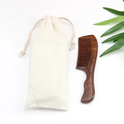 Handmade 100% Sandalwood Combs Anti-Static Scent Stylish Straightening Detangler Wooden Natural Hair Comb