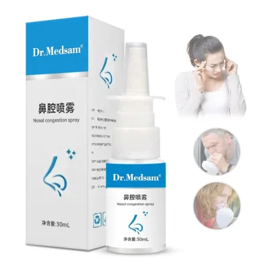 Moisturizing Fast Relieve Nose Obstruction Swollen Herbal Spray Allergy Rhinitis Nasal Spray
