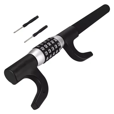 Universal Motors Supplies Auto Anti-theft Steering Wheel Password Lock Adjustable Extension Length Direction Password Lock Disc