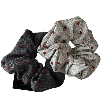 Autumn and Winter Polka Dot Headband Fashionable Love Headband Retro Plaid Fabric Hair Accessory