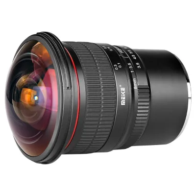 Meike 8mm F3.5 Camera Lens Wide Angle Fisheye Camera Lens for Canon Nikon Sony Olympus Panasonic Fujifilm Mirrorless Camera
