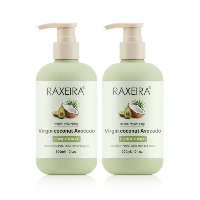Bulk Hair Conditioner Natural Virgin Coconut Avocado Hair Care Cream Daily Use Vegan Repairing Shea Butter Hair Conditioner