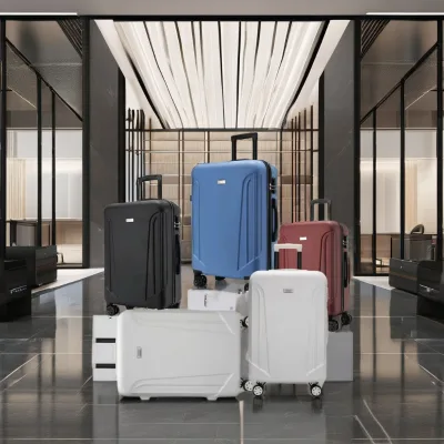 Wholesale ABS+PC Trolley Luggage Set with Spinner Wheels and Password Lock Lightweight Hard Shell Suitcase for Business Travel