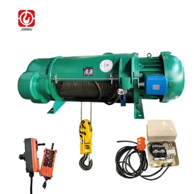 1T 3T 5T 10T 15T Factory Manufacturers Port Heavy Duty Electric Trolley Hoist Double Lifting Speed Electric Hoist 220 Volt