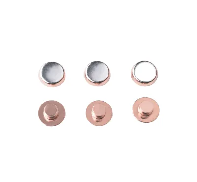 Buttons Bimetal Silver Contacts for Temperature Controllers