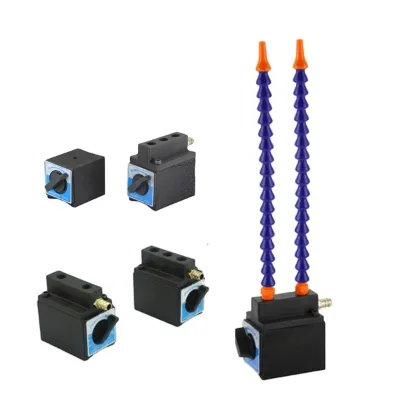 1/4 Removable Magnetic Coolant Hose Cooling Tubes with Two Holes Magnet