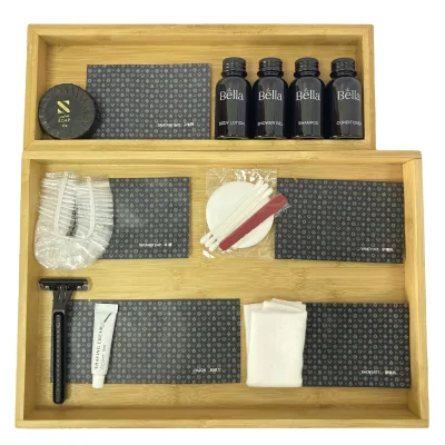 Eco-friendly Biodegradable Hotel Travel Amenity Kit High Quality Hotel Kit