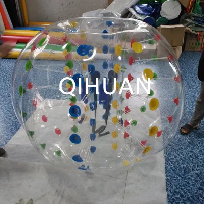 Colorful Factory Price Human Inflatable Bumper Bubble Ball Inflatable Body Soccer Ball