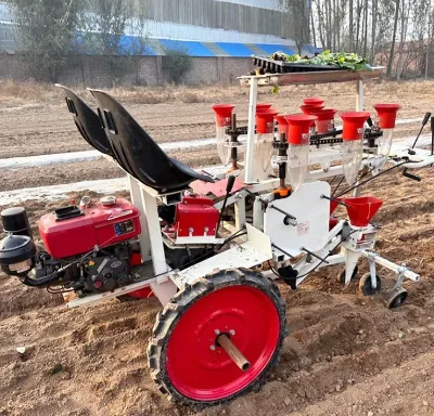 Greenhouse Tomato Pepper and Vegetable Seeding and Transplanting Machine Self-propelled Engine High Productivity