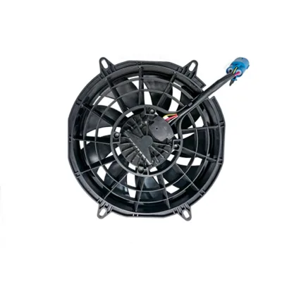 Universal 12V 80W 12 Inch Electric Radiator Cooling Fan 30100375 30100455 for Jeep Wrangler Ford Mustang Slim Condenser Fan Kit
