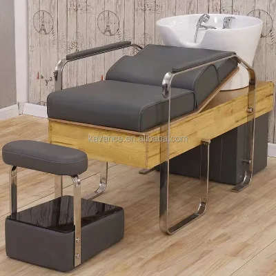 Hair Salon Hairdressers Furniture Luxury Hair Salon Shampoo Bowls Sink and Chairs