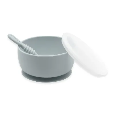 Spill Proof Silicone Suction Bowls Non-Slip Design Baby Feeding Bowl Dishwasher Safe Odourless Baby Bowl