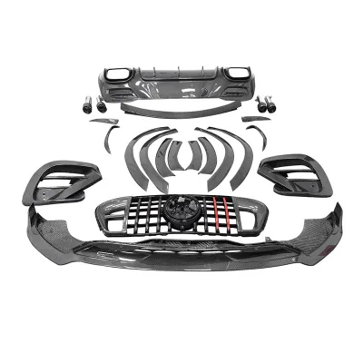 B Style Full Set Carbon Fiber Fibre Bodykit Body Kit for Mercedes Benz GLE63 Coupe 2021+