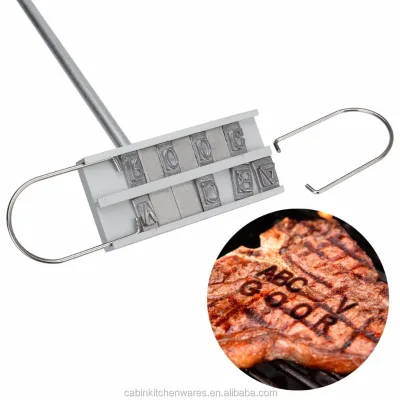BBQ Branding Iron Set with Changeable Letters