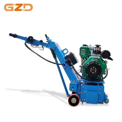 GZD Diesel Concrete Floor Scarifier for Anti Slip Grooving Parking Lot Ramp Surface Milling Texture Machine