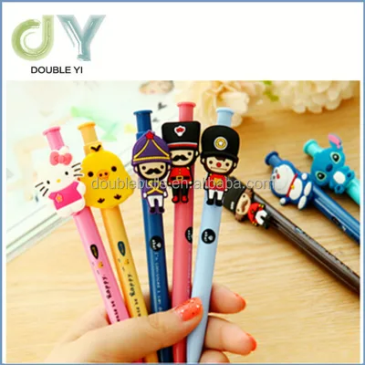 Cheap Cute Cartoon Children Plastic Press Ball Point Pen