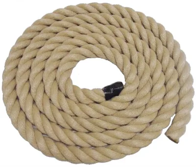 Manufacturers Direct Sales Natural Raw Material Yellow Hemp Rope 6mm Waterproof and Corrosion Resistant Jute Rope