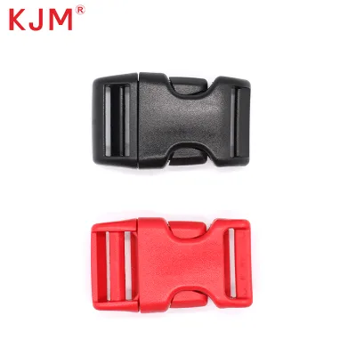 Custom Logo 20mm 25mm 32mm Dog Collar with Quick Release Plastic Buckle for Pet Collars Leashes & Harnesses