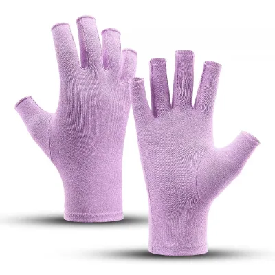 Unisex Half Finger Sports Compression Gloves for Arthritis Pain Relief and Rheumatoid Therapy-Cycling Outdoor Use