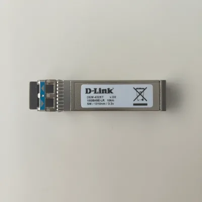 DEM-432XT 10GBASE-SR SFP+ Transceiver 850nm 300m OM3 Multi-Mode LC Duplex Optical Module