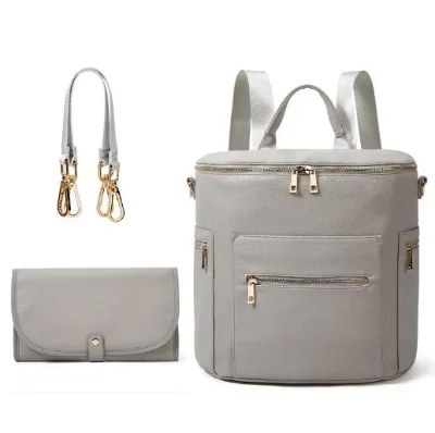 Wholesale Durable Pu Leather bags Large backpacks