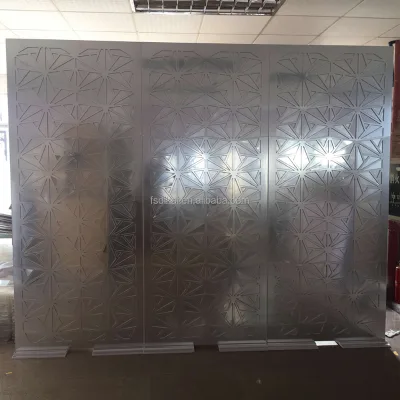 Manufacturer Price Wedding Backdrop Decoration Gray Square Acrylic Backdrop