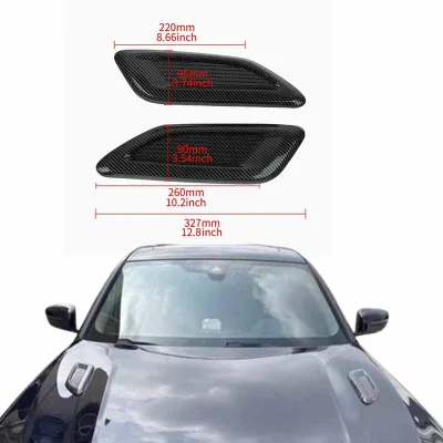 Universal Similar Icon Custom Car Body Parts Car Extior Accessories Air Vent Hood Bonnet Cover Engine Hoods Scoop
