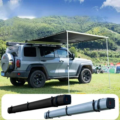 High Quality Car Side Mounted Sunshade Aluminum Hard Shell Waterproof Sunshade Tent Suitable for SUV Truck Off-road Camping