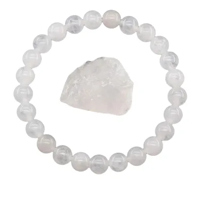 Healing Yoga Stone Bracelets 8MM Crystal Beaded Bracelets Jewelry for Women Men