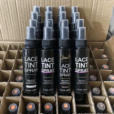 Melt Your Lace Away and Match Your Skin Tone 4 Shades for Light Medium and Dark Skin Tones Lace Tint Spray