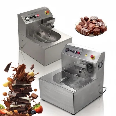 Electric Chocolate Melting Pot With Stirrer Commercial Tempering Machine for Bakeries