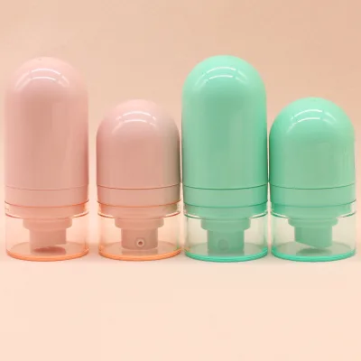 Custom 15ml 30ml 50ml Inverted Airless Bottle Lotion Pump Spray Pump Round Bottom